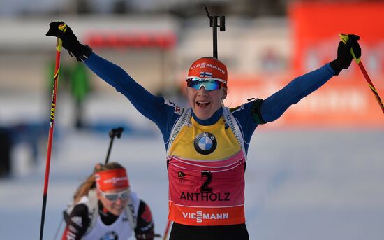 Биатлон. VI этап Кубка мира. Женщины. Гонка преследования