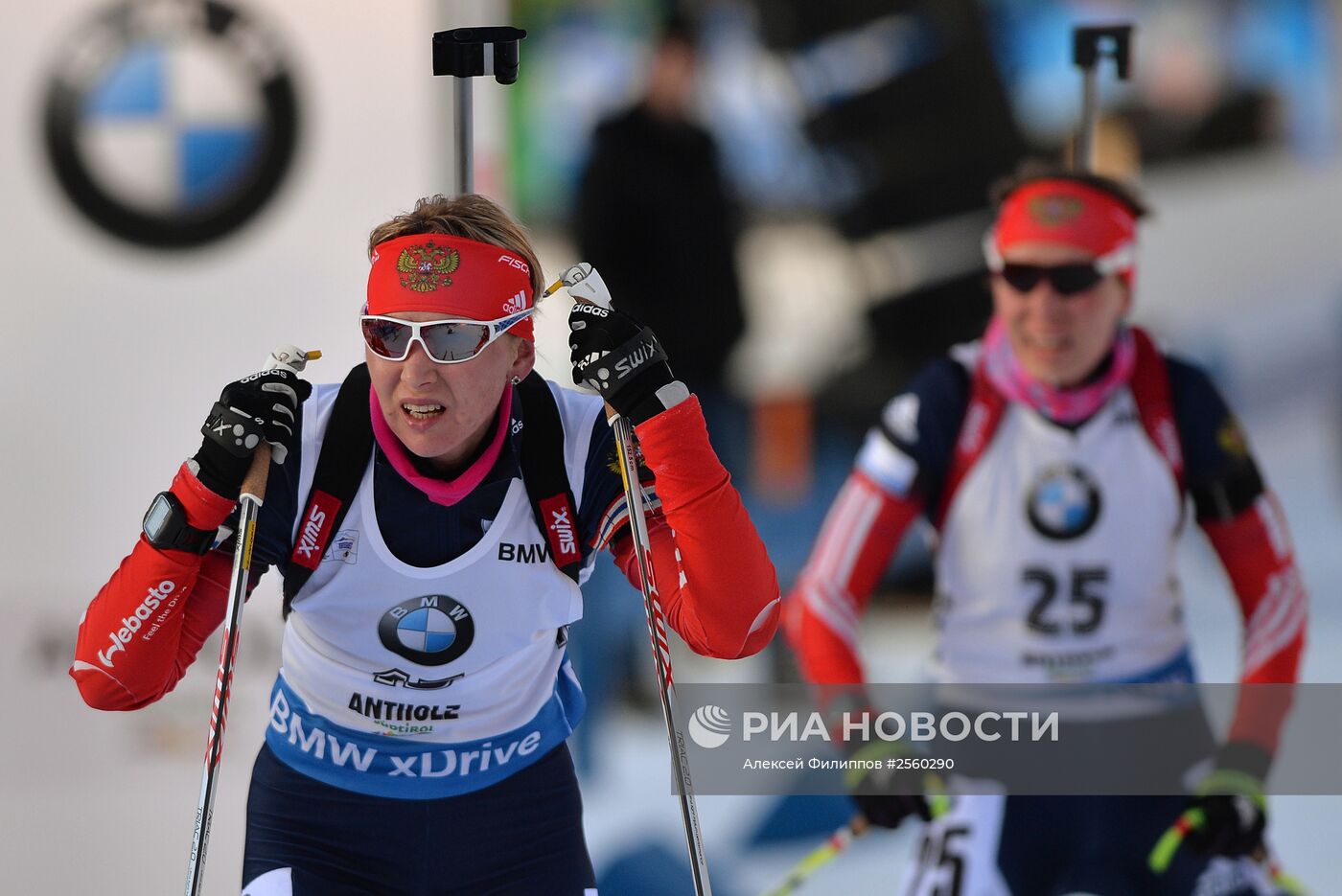 Биатлон. VI этап Кубка мира. Женщины. Гонка преследования