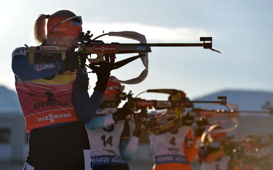 Биатлон. VI этап Кубка мира. Женщины. Гонка преследования