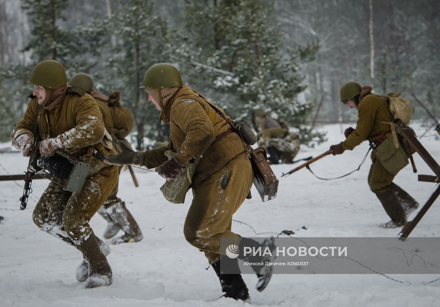 Историческая реконструкция "Сестрорецкий рубеж" в Ленинградской области