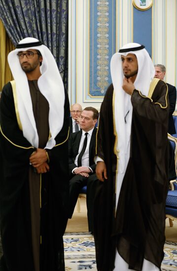 Премьер-министр РФ Дмитрий Медведев принял участие в траурной церемонии в связи с кончиной короля Саудовской Аравии