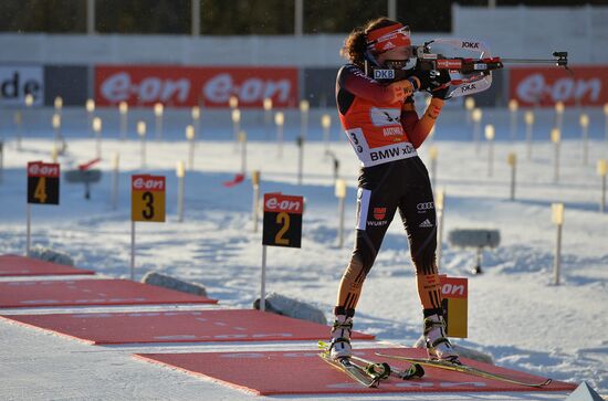 Биатлон. VI этап Кубка мира. Женщины. Эстафета