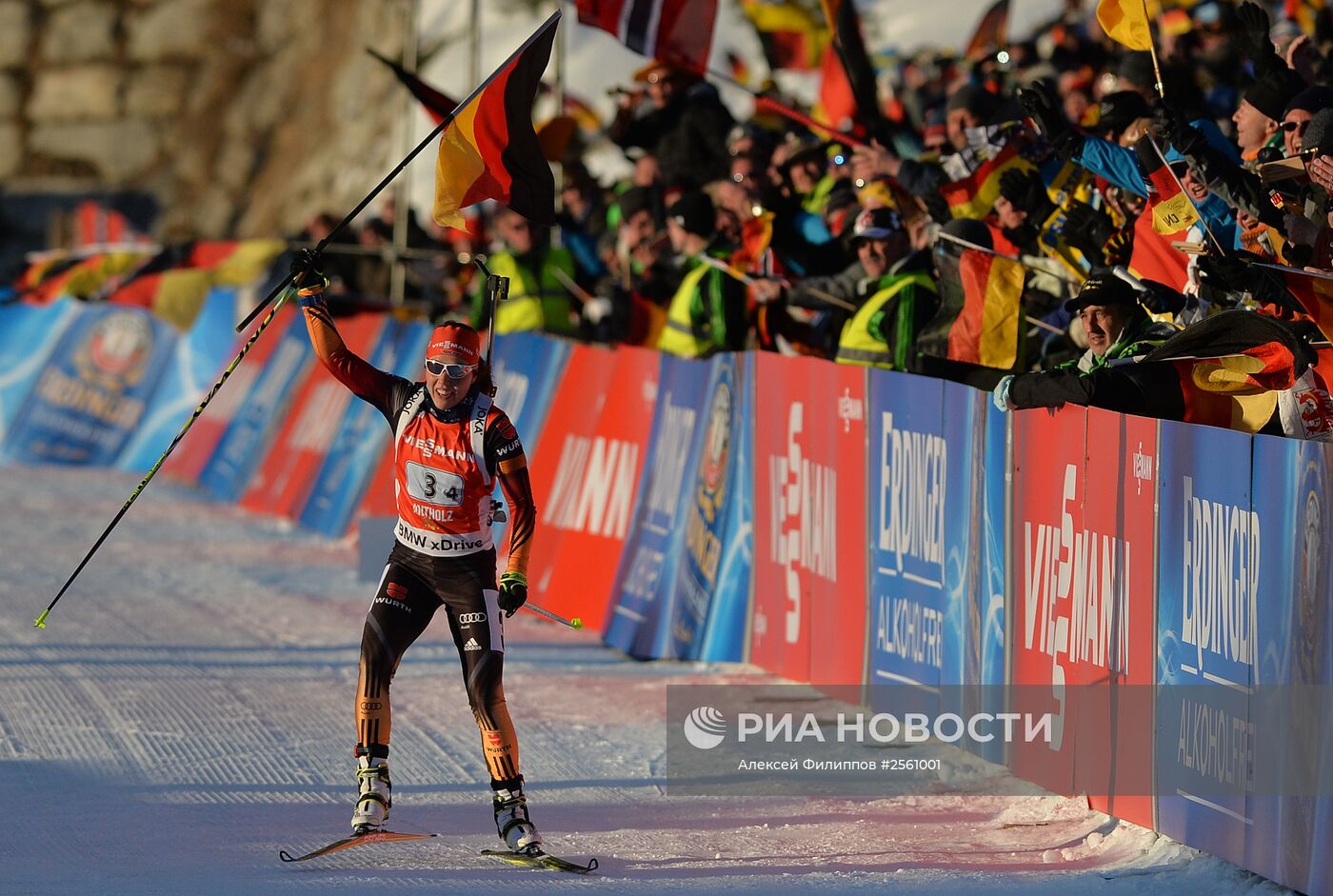 Биатлон. VI этап Кубка мира. Женщины. Эстафета