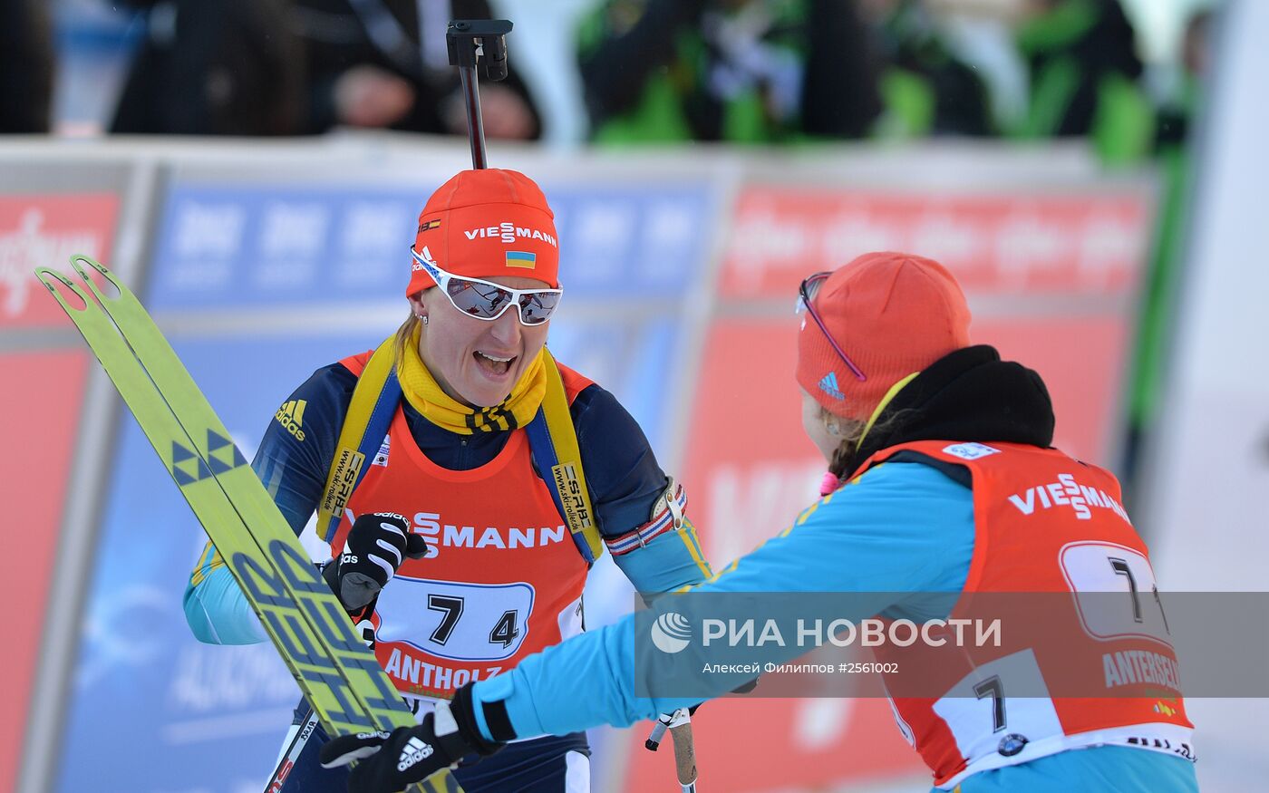 Биатлон. VI этап Кубка мира. Женщины. Эстафета