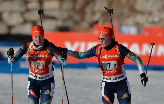 Биатлон. VI этап Кубка мира. Женщины. Эстафета