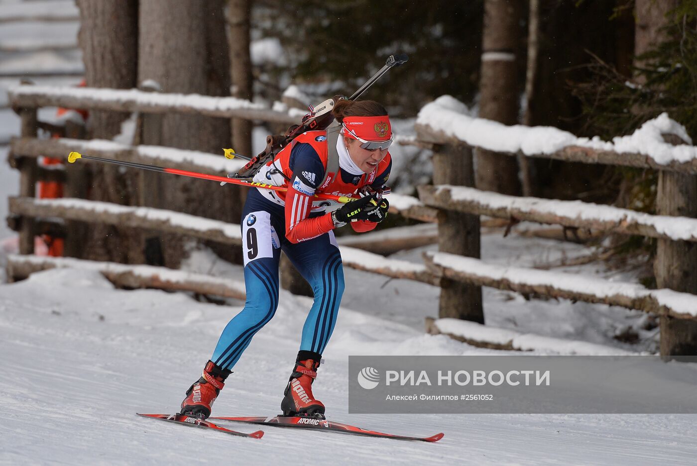 Биатлон. VI этап Кубка мира. Женщины. Эстафета