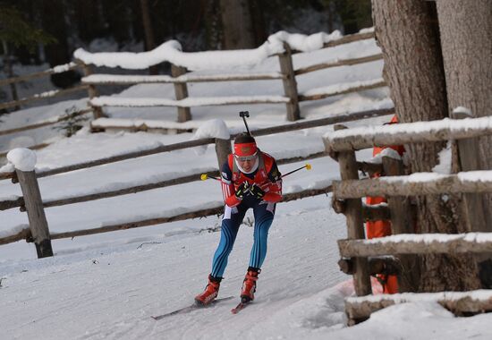 Биатлон. VI этап Кубка мира. Женщины. Эстафета