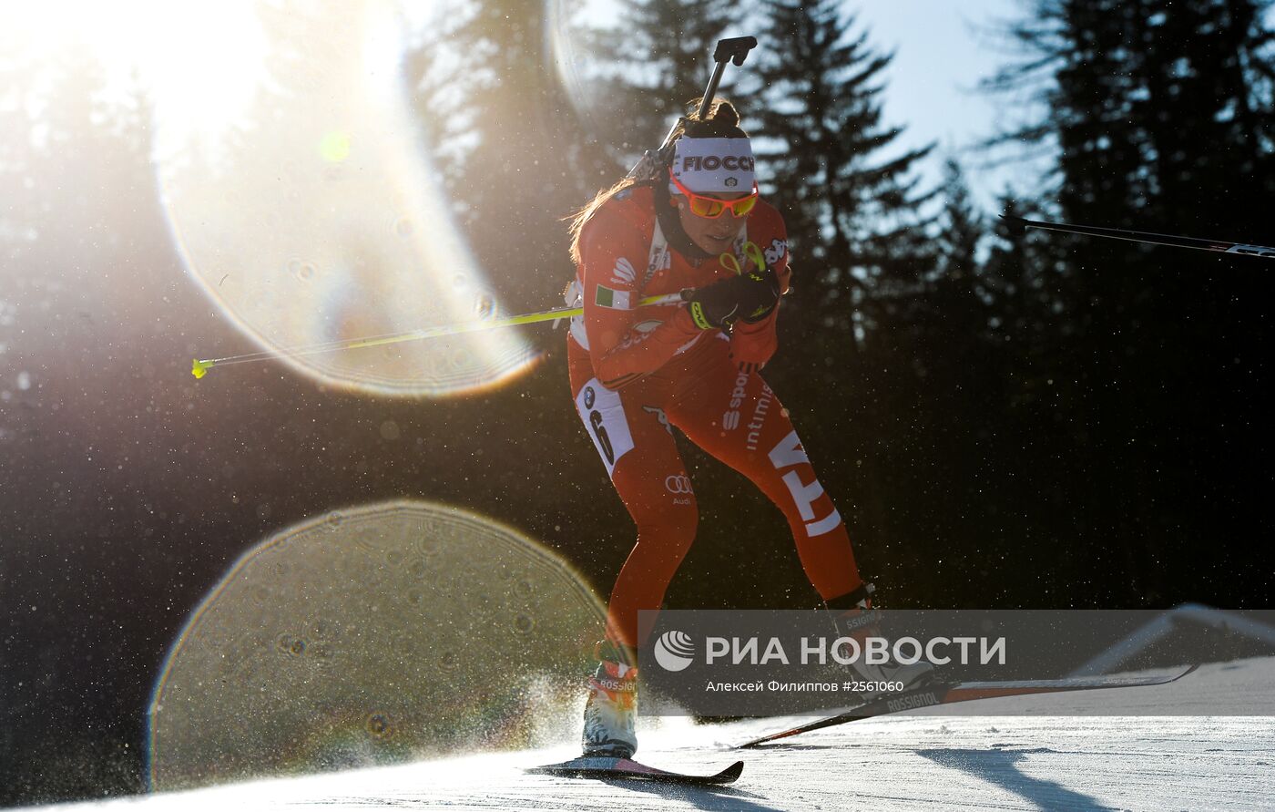 Биатлон. VI этап Кубка мира. Женщины. Эстафета