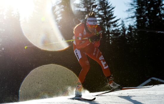 Биатлон. VI этап Кубка мира. Женщины. Эстафета