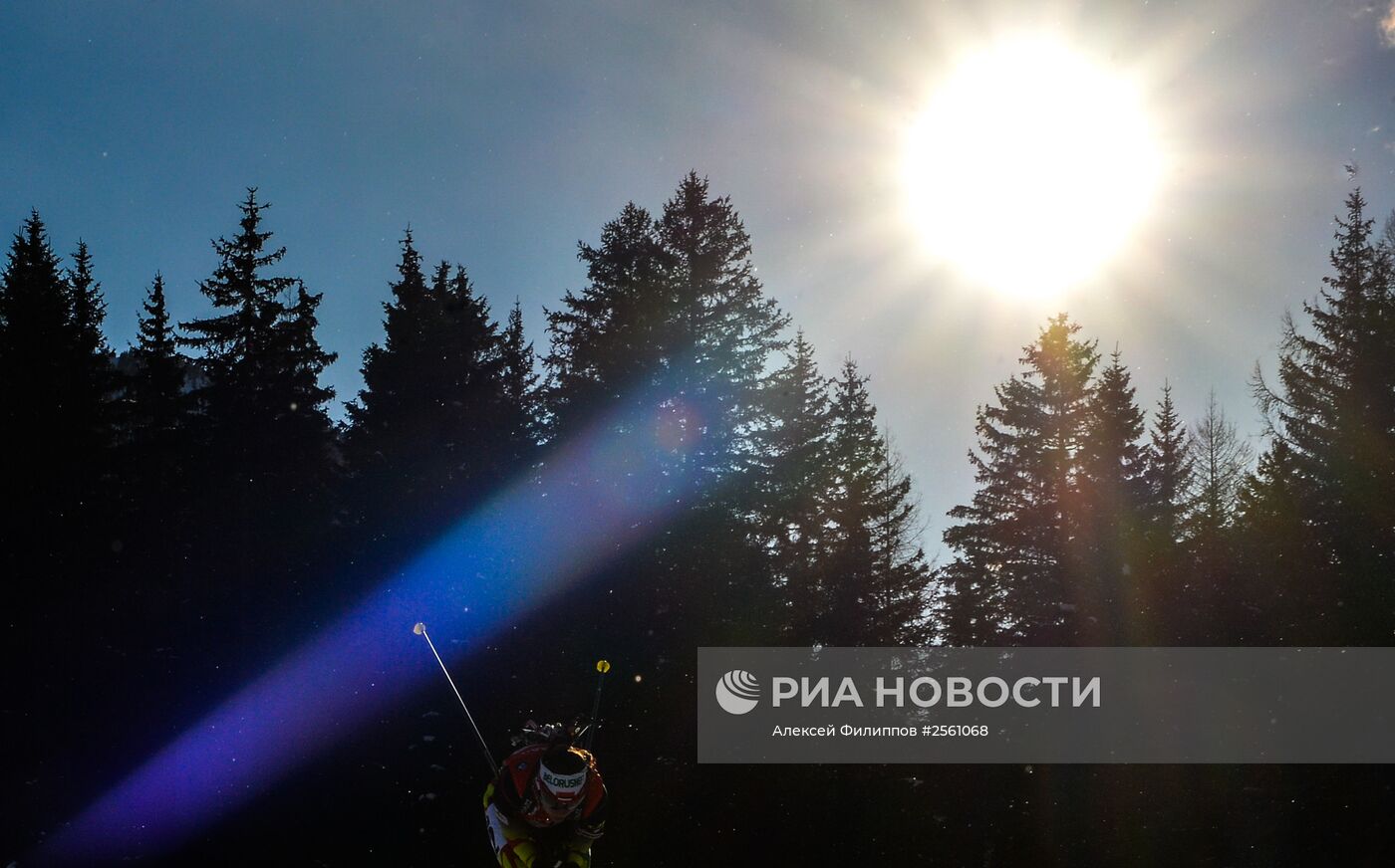 Биатлон. VI этап Кубка мира. Женщины. Эстафета