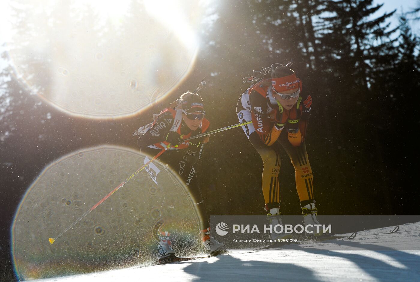 Биатлон. VI этап Кубка мира. Женщины. Эстафета