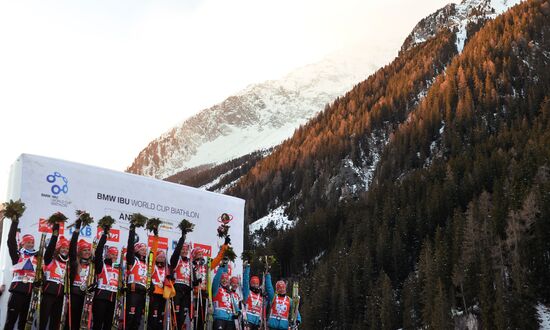 Биатлон. VI этап Кубка мира. Женщины. Эстафета