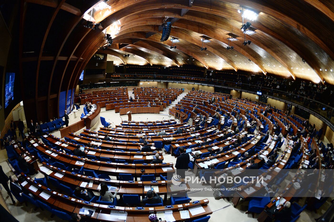 Пленарное заседание зимней сессии Парламентской ассамблеи Совета Европы