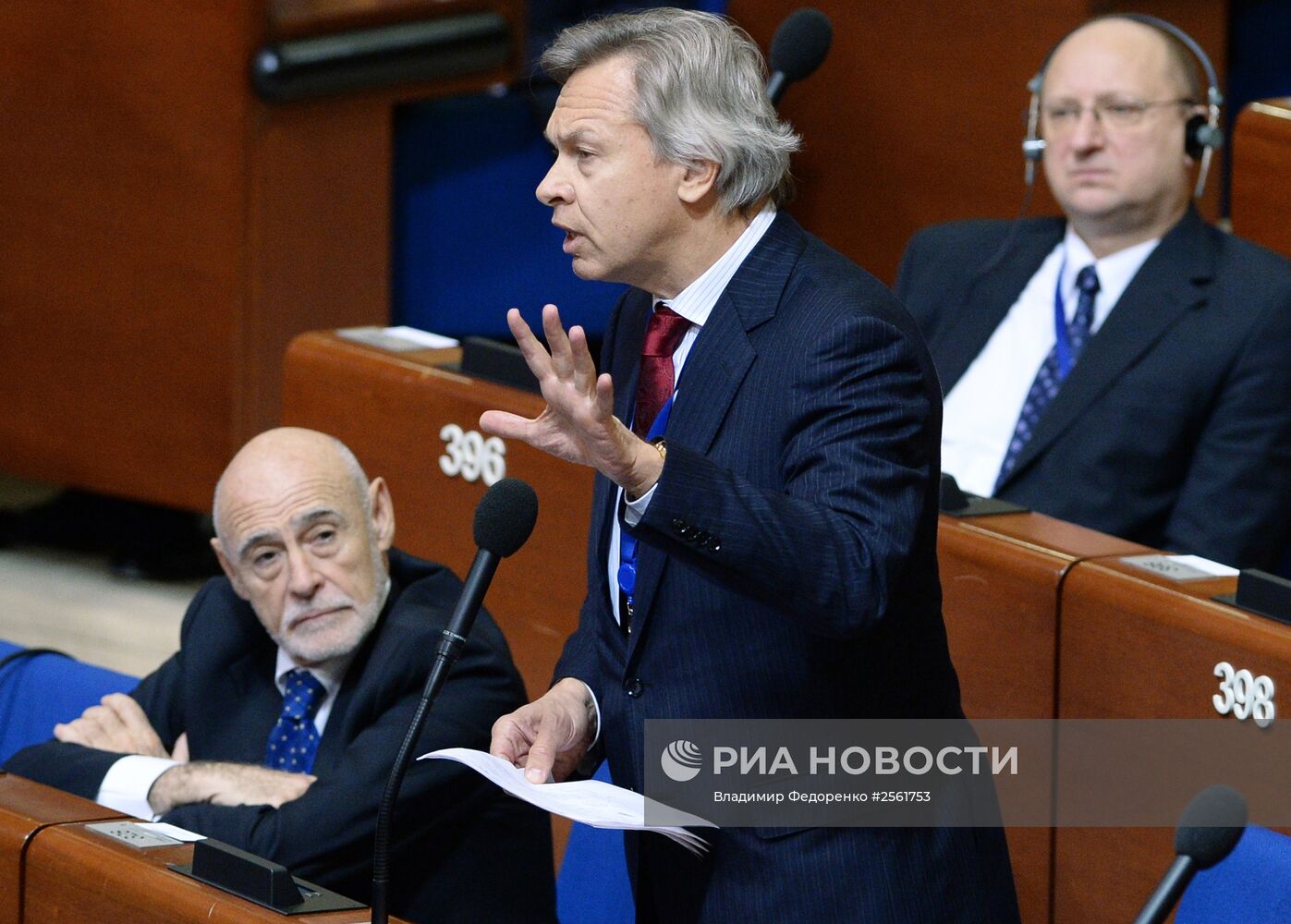 Пленарное заседание зимней сессии Парламентской ассамблеи Совета Европы