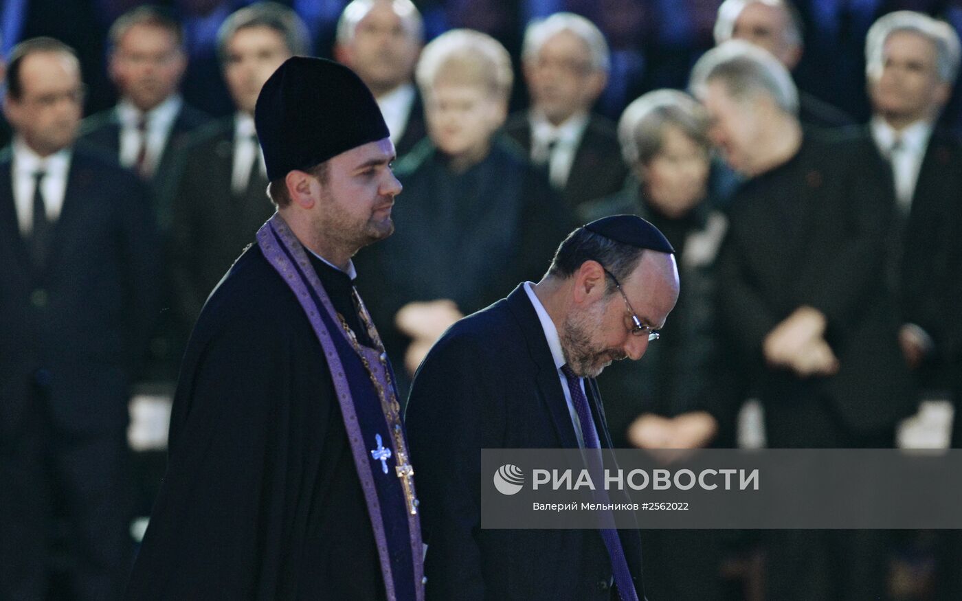 70-летие освобождения концентрационного лагеря Аушвиц-Биркенау