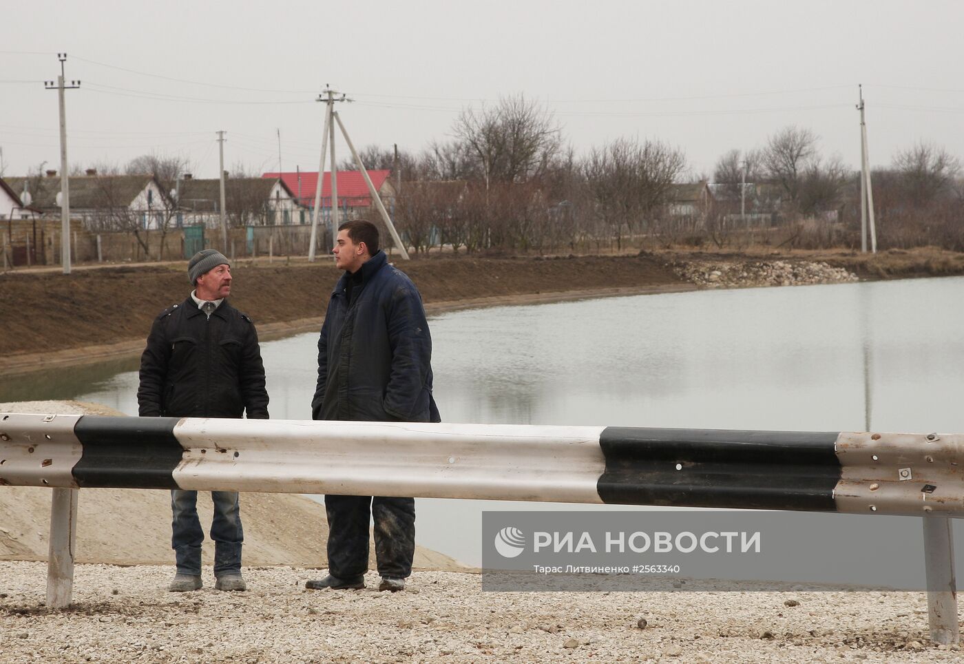Строительство гидроузла в Крыму