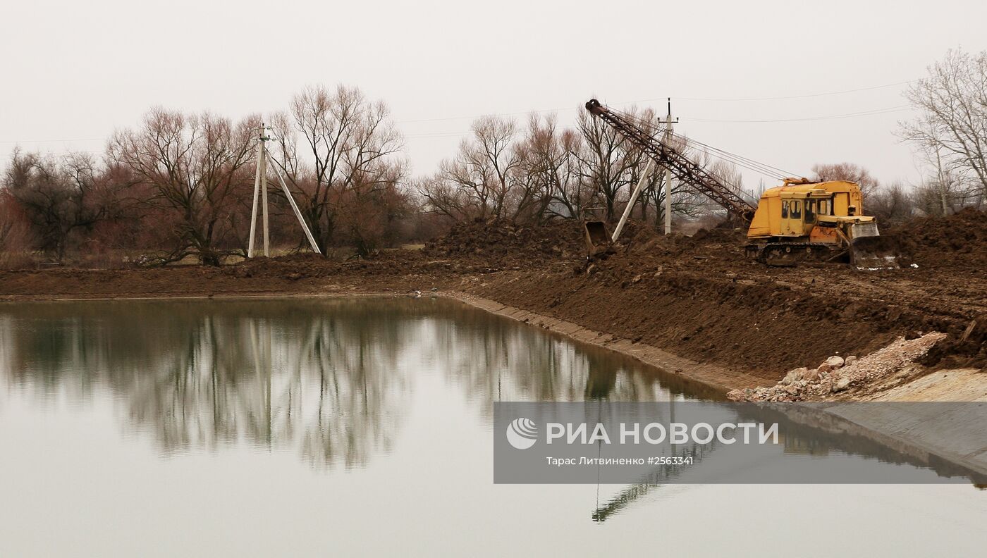 Строительство гидроузла в Крыму