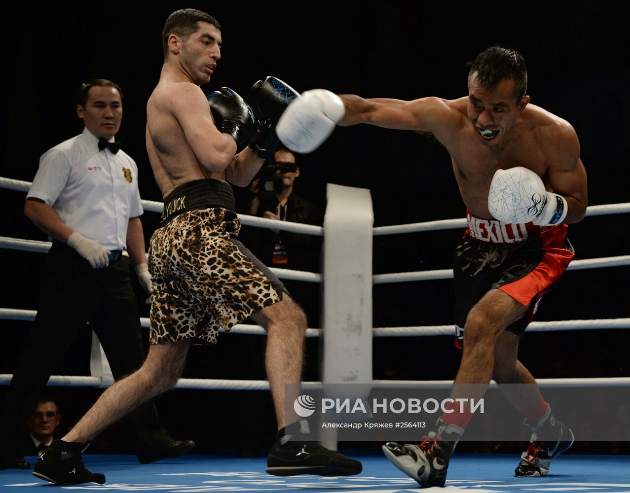 Бокс. Международный турнир AIBA Pro Boxing. Бой М.Алояна и Э.Эмиджио