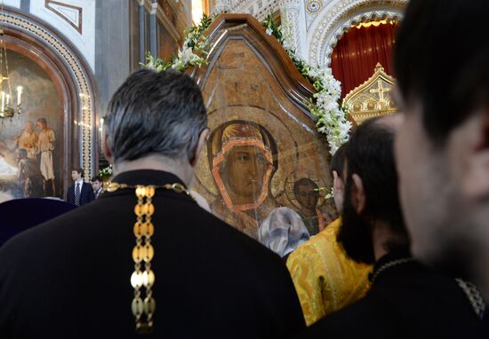 Богослужение по случаю 6-й годовщины интронизации Патриарха Кирилла