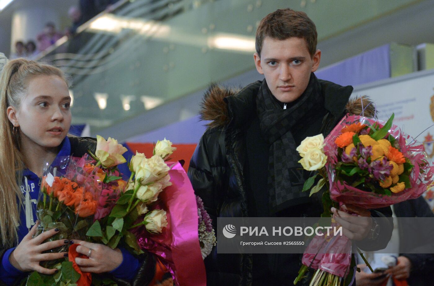 Встреча победителей и призеров чемпионата Европы по фигурному катанию