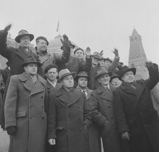 Чехословацкая делегация в Москве