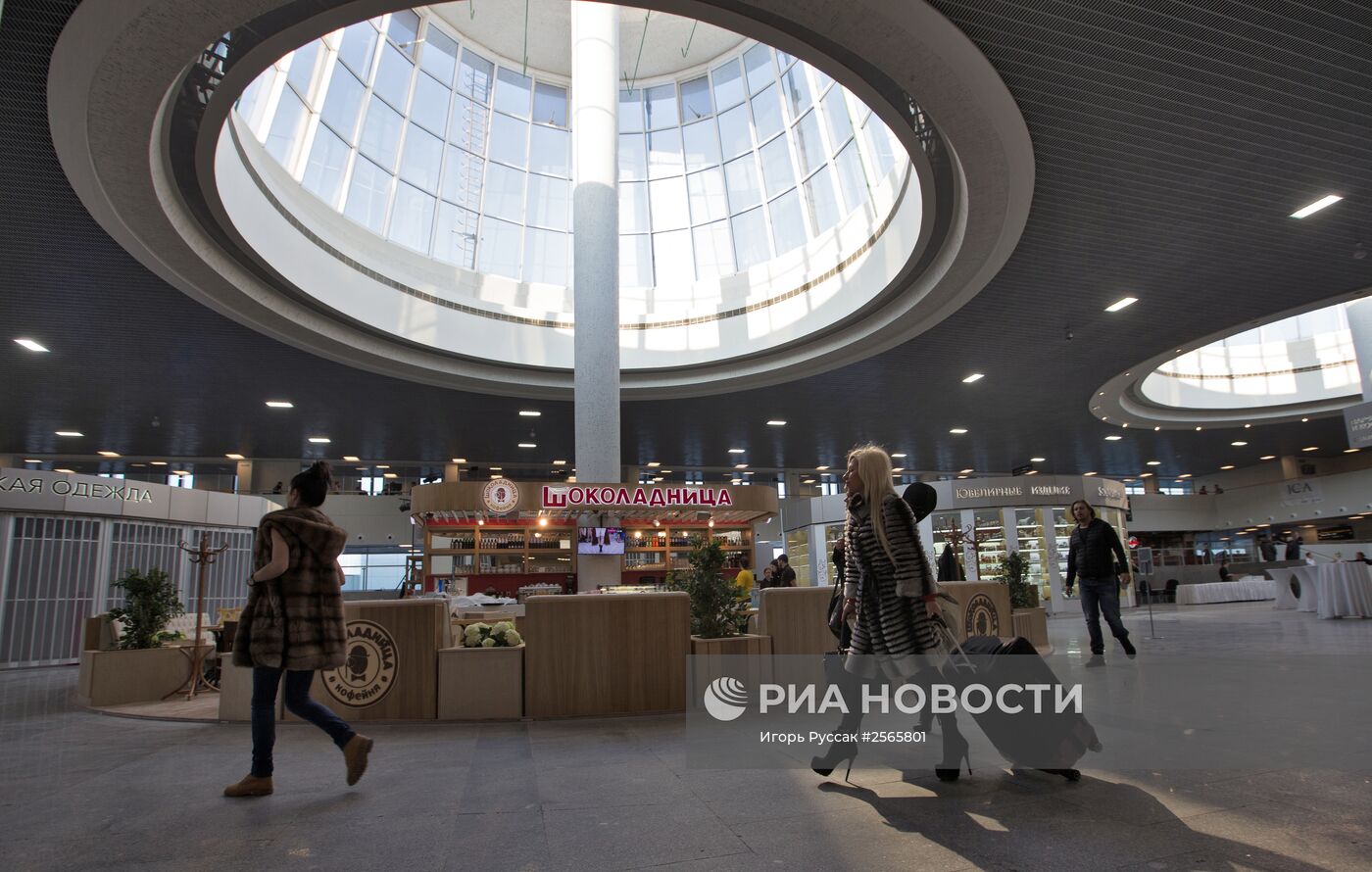 Открытие реконструированного терминала аэропорта "Пулково-1"