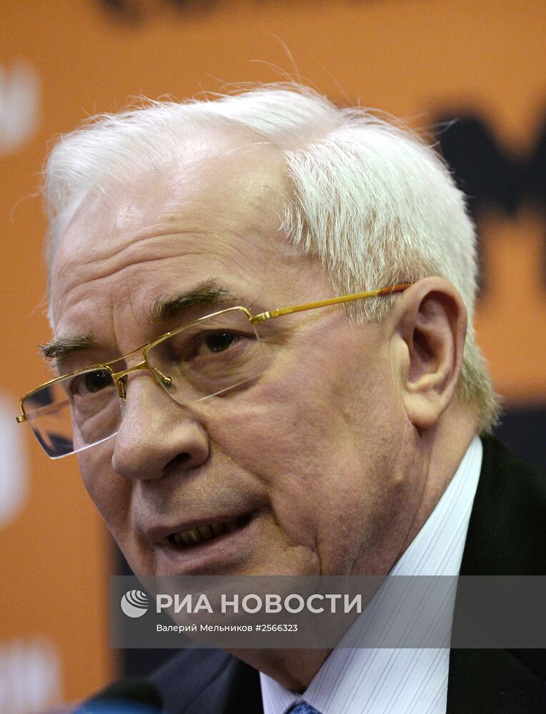 Пресс-конференция Николая Азарова, посвященная выходу его книги "Украина на перепутье"