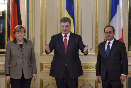 Визит руководителей Франции и Германии в Киев
