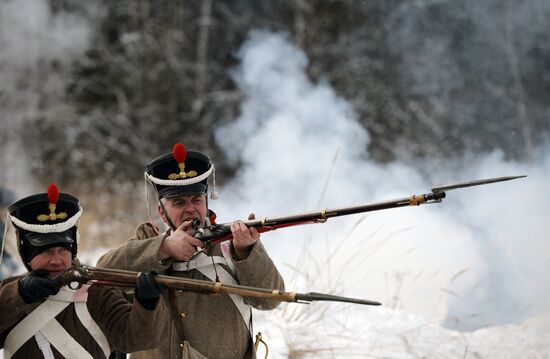 Военно-историческая реконструкция событий Отечественной войны 1812 года