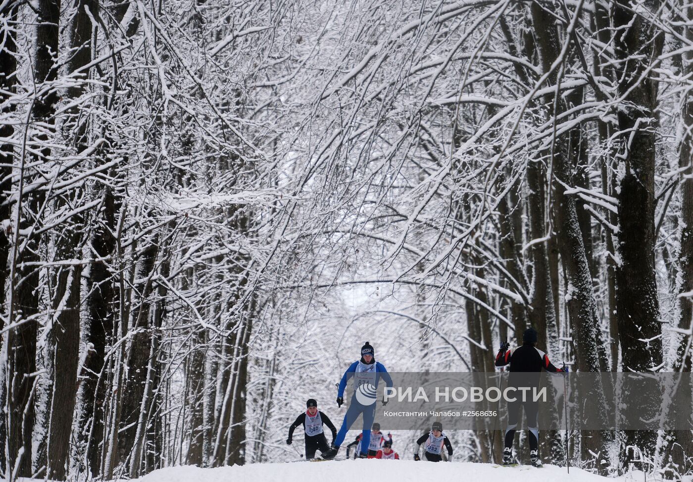 Всероссийская массовая лыжная гонка "Лыжня России - 2015"