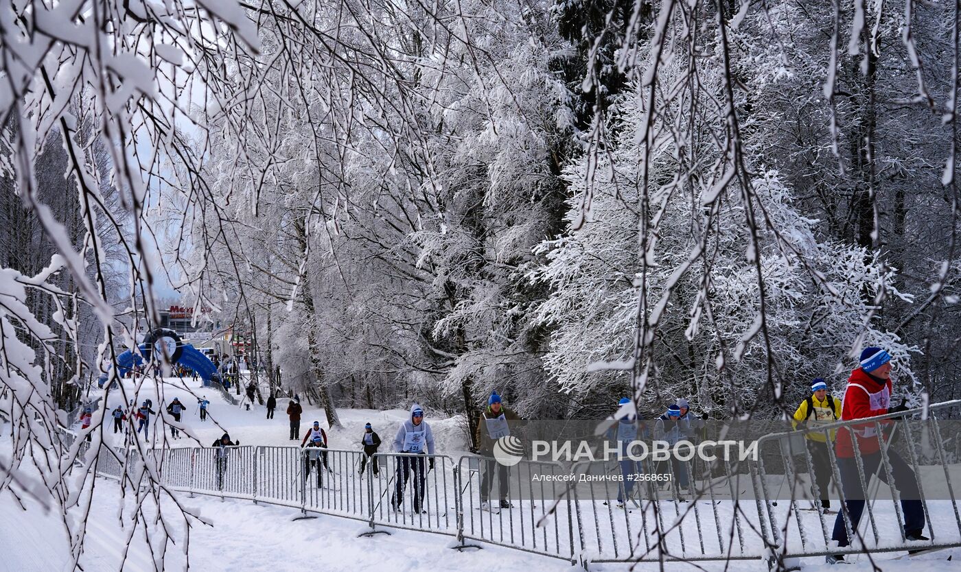 Всероссийская массовая лыжная гонка "Лыжня России - 2015"