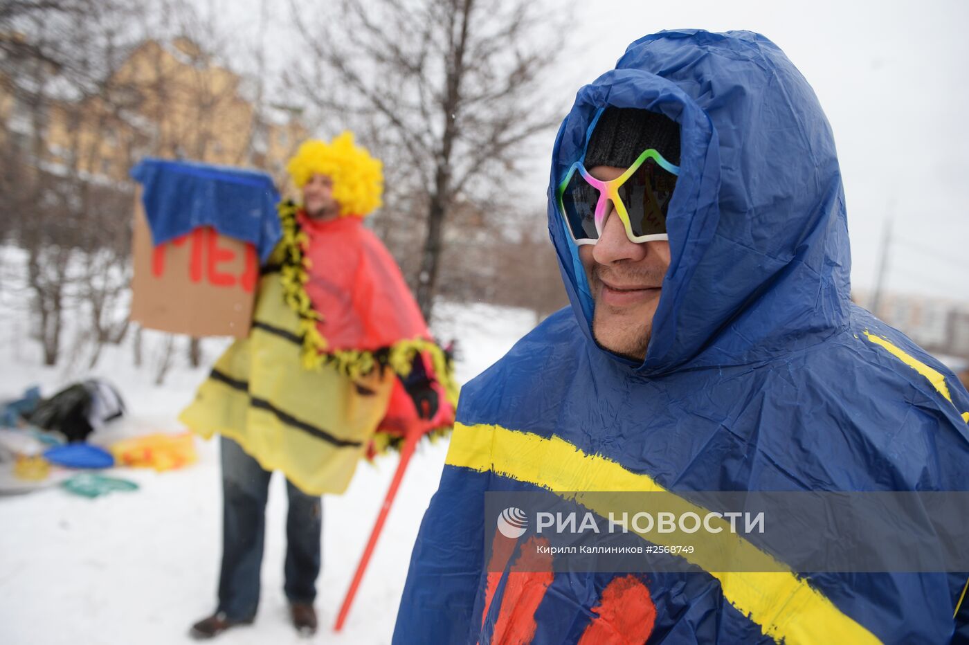 Фестиваль оригинальных саней "Winter SaniDay-2015" в Москве