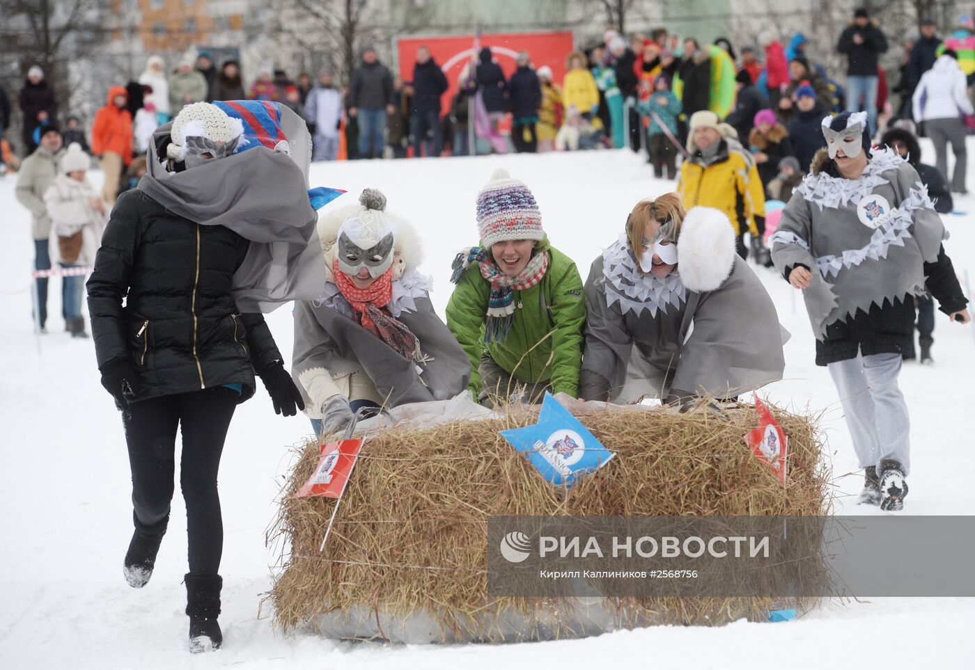 Фестиваль оригинальных саней "Winter SaniDay-2015" в Москве