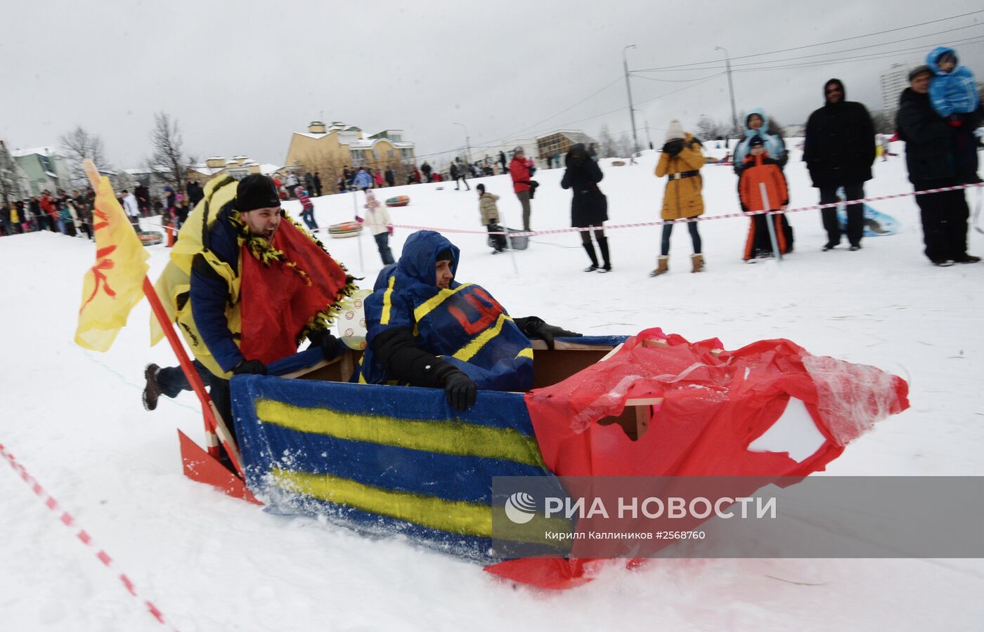 Фестиваль оригинальных саней "Winter SaniDay-2015" в Москве