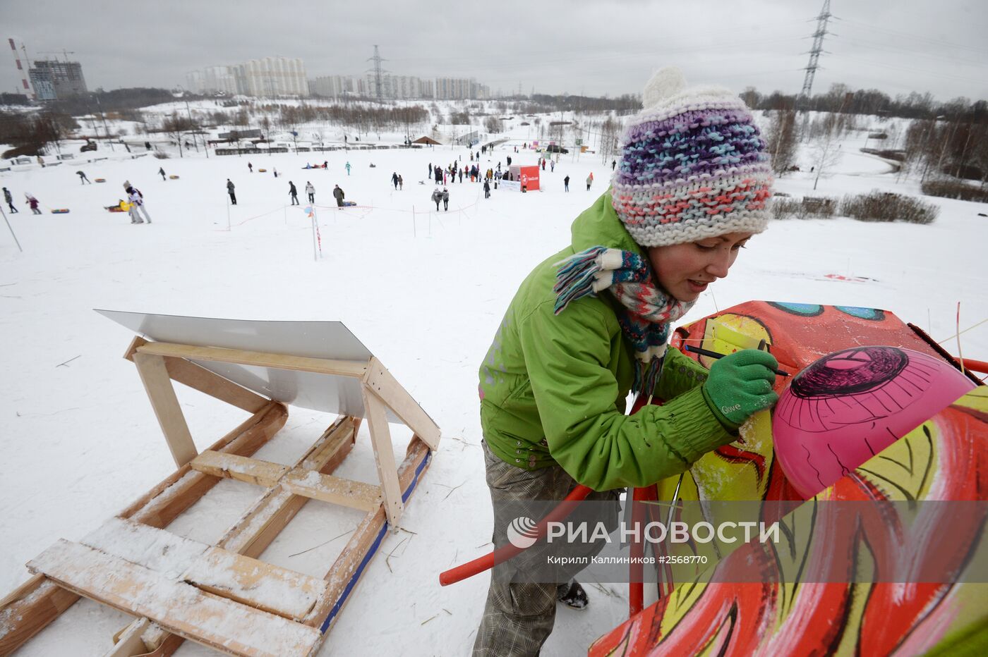 Фестиваль оригинальных саней "Winter SaniDay-2015" в Москве