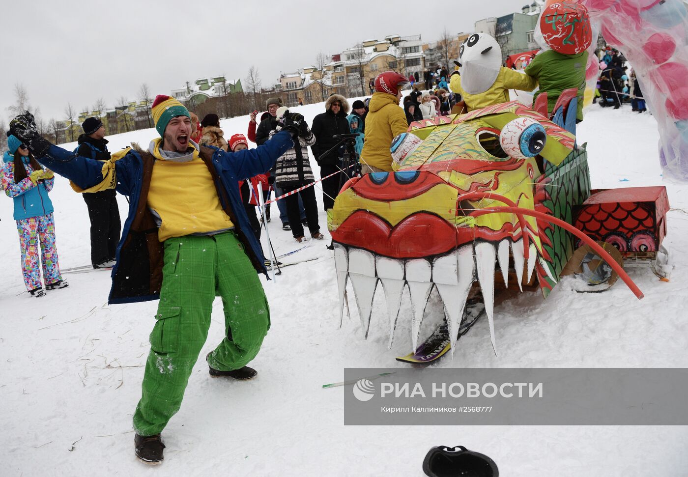 Фестиваль оригинальных саней "Winter SaniDay-2015" в Москве