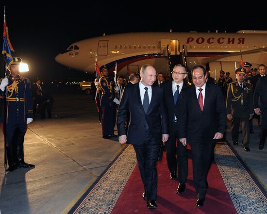 Визит президента РФ В.Путина в Египет
