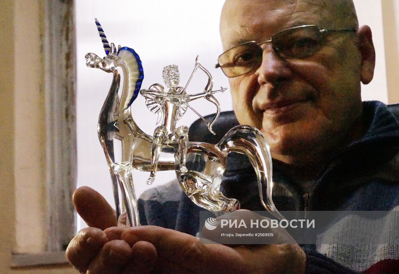 Калининградский стеклодув Юрий Леньшин