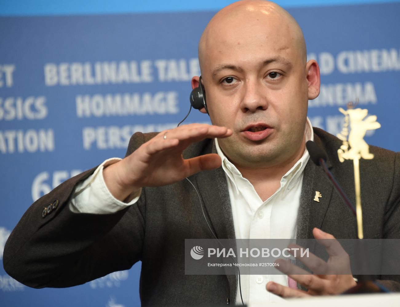 Российский режиссер Алексей Герман представил свой фильм на "Берлинале - 2015"
