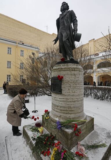 День памяти А.С.Пушкина в Санкт-Петербурге