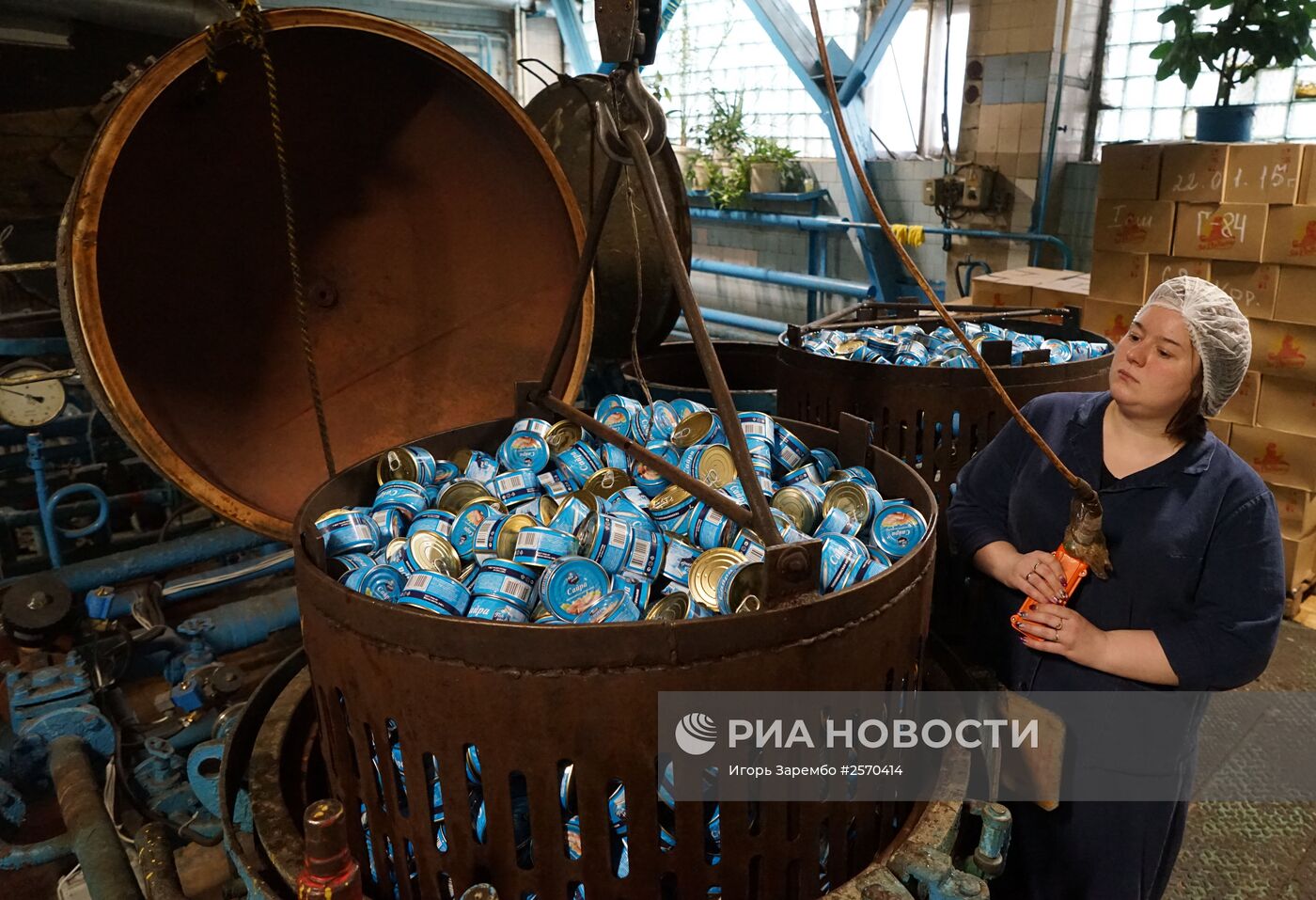 Завод по переработке рыбы в Калининградской области