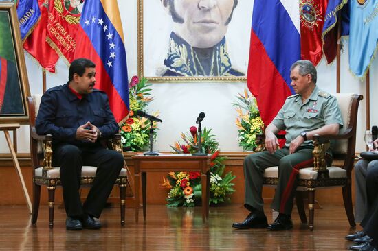 Официальный визит министра обороны РФ С.Шойгу в Венесуэлу