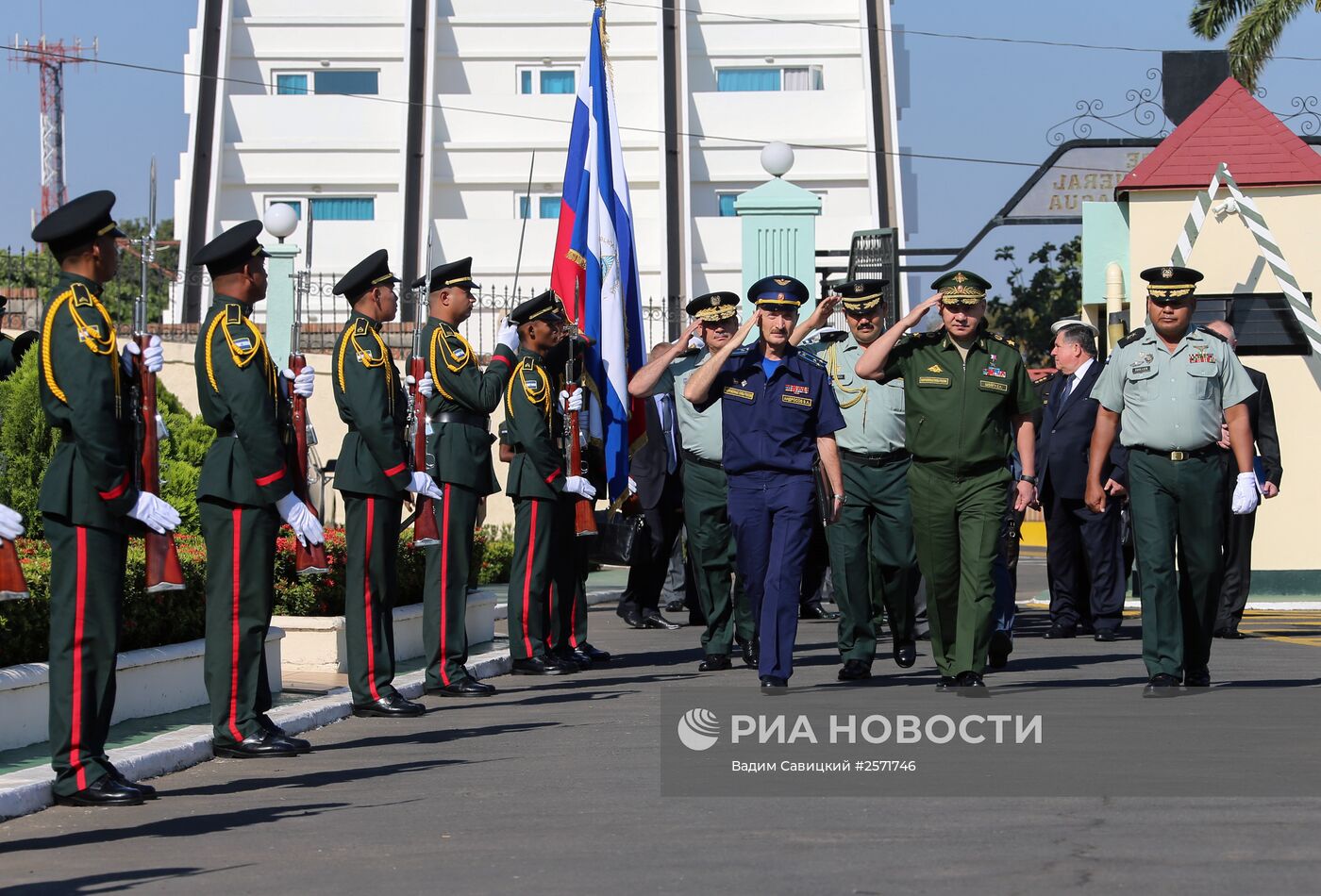 Официальный визит министра обороны РФ С.Шойгу в Никарагуа