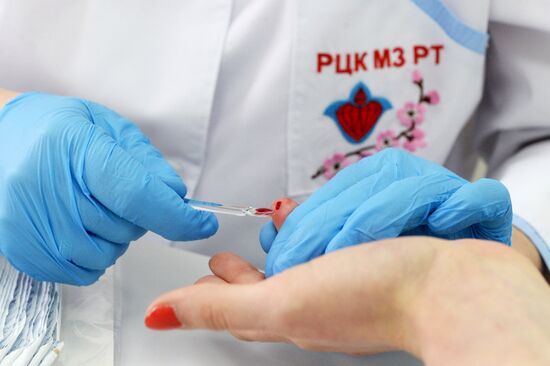 День донора в Республиканском центре крови в Казани