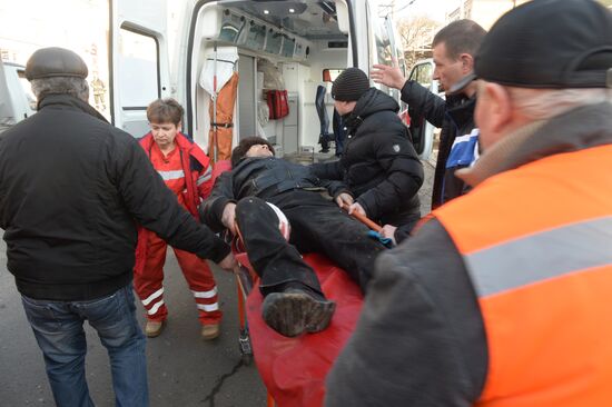 Взрыв прогремел в Донецке рядом с резиденцией Захарченко