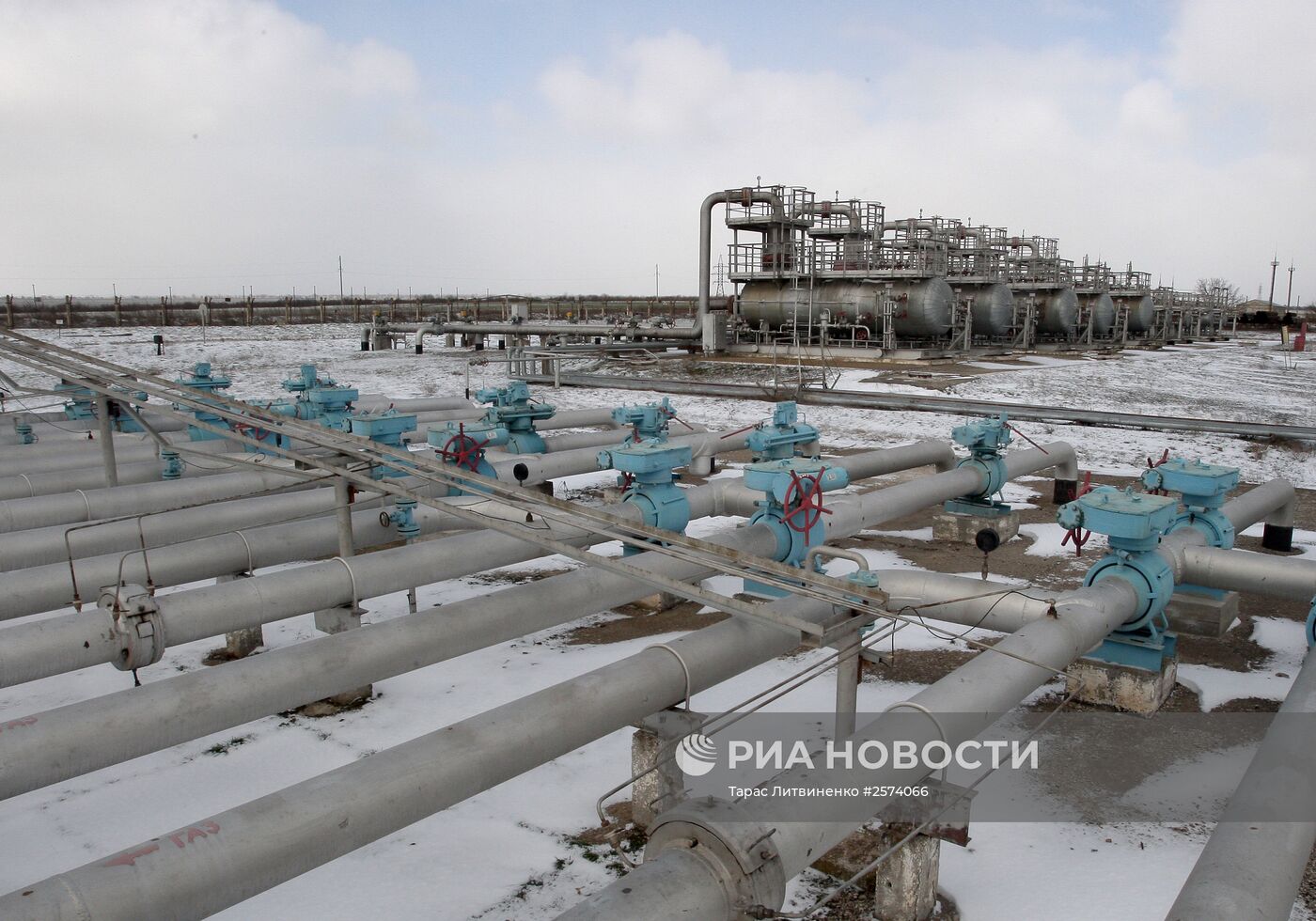 Газохранилище "Черноморнефтегаз" в Крыму