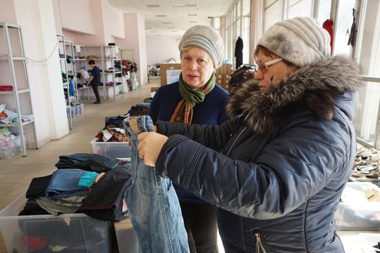 Центр помощи беженцам с Украины в Ростове-на-Дону