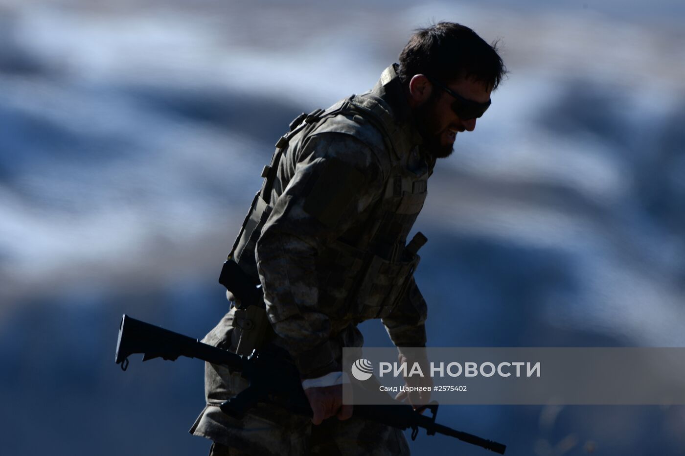 Военные учения в Чеченской Республике