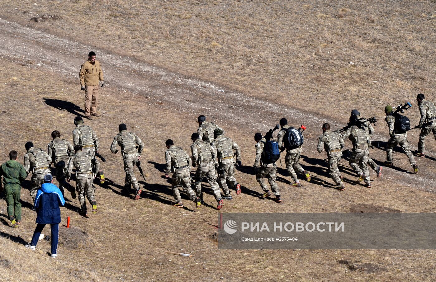 Военные учения в Чеченской Республике