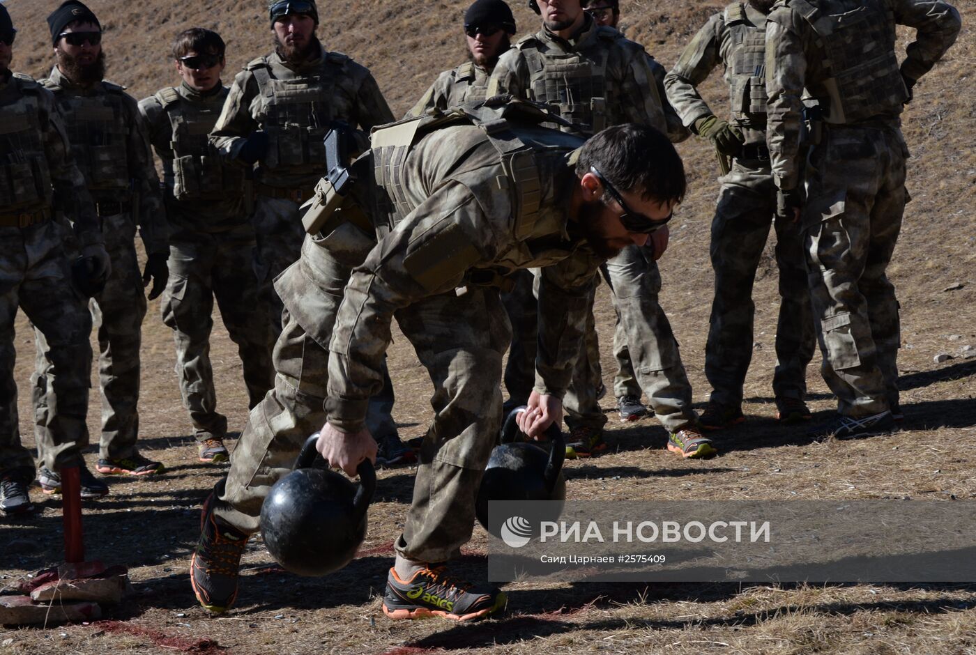 Военные учения в Чеченской Республике